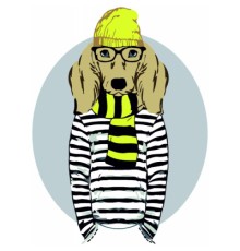 Картина по номерам Rosa Start Stylish Dog 35 х 45 см (N00013265) (4823098514244)