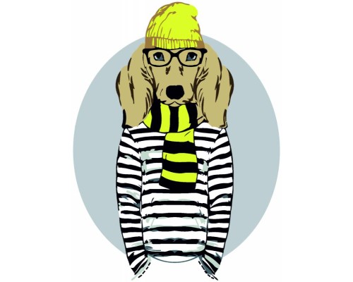 Картина по номерам Rosa Start Stylish Dog 35 х 45 см (N00013265) (4823098514244)