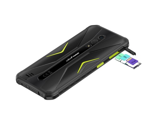 Мобільний телефон Ulefone Armor X12 3/32Gb Black Green (6937748735632)