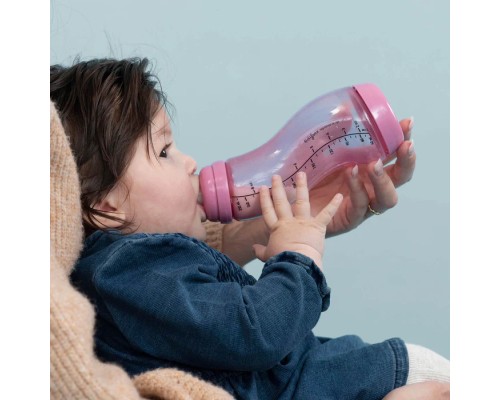 Пляшечка для годування Difrax S-bottle Natural Trend із силіконовою соскою, 250 мл (706T Stone)