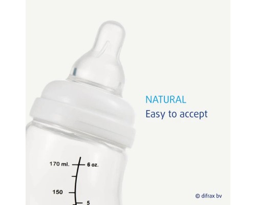 Пляшечка для годування Difrax S-bottle Natural Trend із силіконовою соскою, 250 мл (706T Stone)