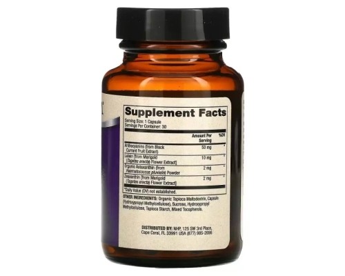 Трави Dr. Mercola Підтримка очей, Eye Support, 30 капсул (MCL-01235)