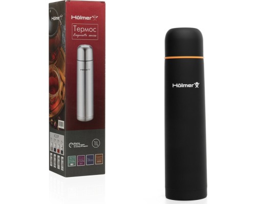 Термос Hölmer Exquisite 1000 мл Чорний (TH-01000-SRBO Exquisite)