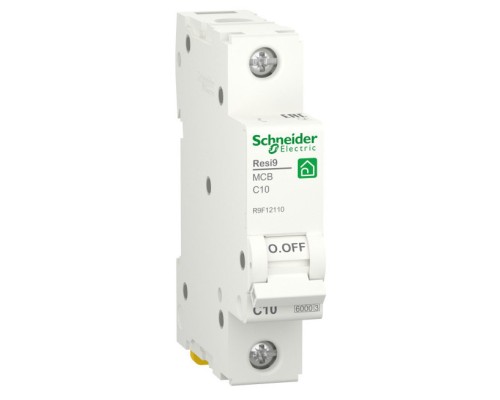 Автоматичний вимикач Schneider Electric RESI9 6kA 1P 10A C (R9F12110)
