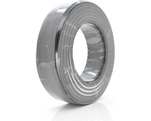Кабель комбінований Ritar RG690 75 Ом 1,02мм.CCA, 64x0.12m CCA, 2x0.5mm2, black, 100м (B100-RG690CCA+2x0.5mm CU)