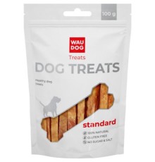 Ласощі для собак WAUDOG Treats Курячі в'ялені смуги 100 г (4447)