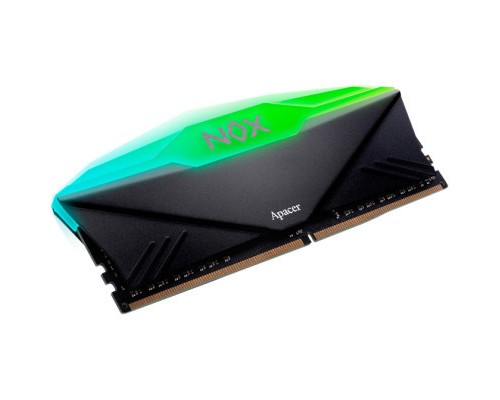 Модуль пам'яті для комп'ютера DDR4 32GB (2x16GB) 3200 MHz NOX RGB Black Apacer (AH4U32G32C28YNBAA-2)
