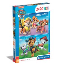 Пазл Clementoni Paw Patrol. New, 2 шт. по 20 елементів (24800)