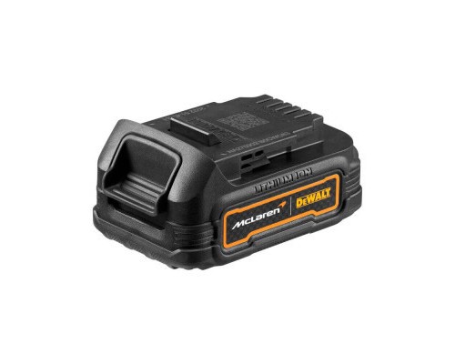 Шуруповерт DeWALT McLaren F1, XR Li-Ion PowerStack 18V GFN блок 2x1.7Ah, 90 Нм, кейс TSTAK (DCD85ME2GT)