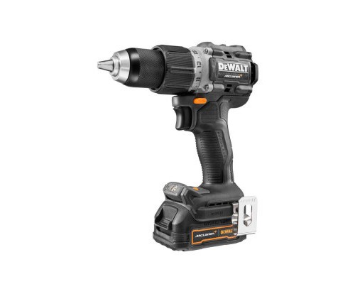 Шуруповерт DeWALT McLaren F1, XR Li-Ion PowerStack 18V GFN блок 2x1.7Ah, 90 Нм, кейс TSTAK (DCD85ME2GT)