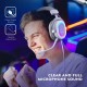 Навушники Fifine H6 RGB 7.1 White (H6W)