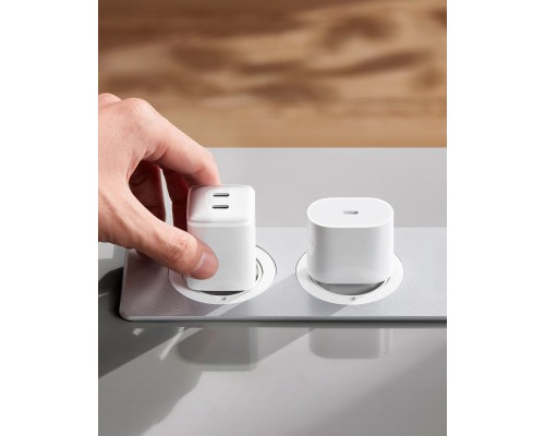 Зарядний пристрій Anker PowerPort 521 Nano Pro - 40W 2xUSB-C PIQ3.0 White (A2038G21)