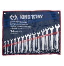 Ключ KING TONY ріжково-накидний, дюймовий 14 шт (1214SR)