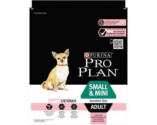 Сухий корм для собак Purina Pro Plan Small&Mini Sensitive Skin з лососем 700 г (7613035120808)