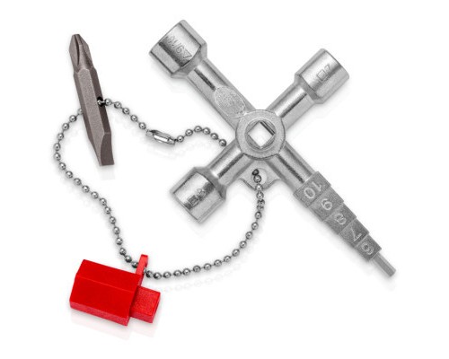 Ключ KNIPEX для електрошаф, професійний (00 11 04)