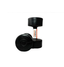 Гантельний набір LiveUp Cement Dumbell чорний 2х5кг LS2003-5 (2016052500250)