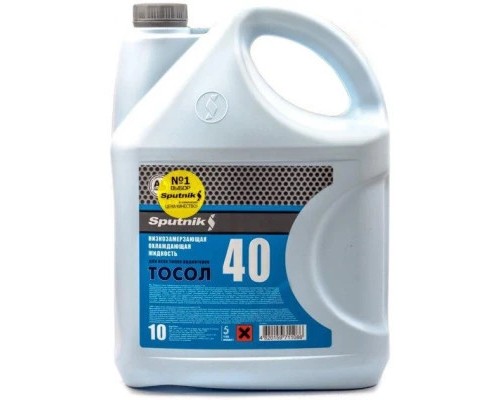 Тосол SPUTNIK А-40 (-30) 10л (701008)