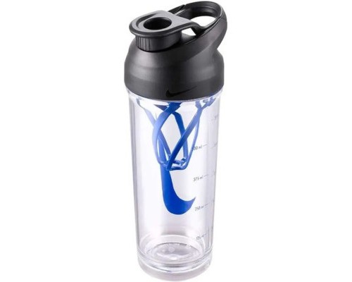 Пляшка для води Nike TR Recharge Shaker Bottle 2.0 24 OZ чорний, синій 709 мл N.101.0724.913.24 (887791762313)
