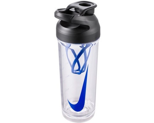 Пляшка для води Nike TR Recharge Shaker Bottle 2.0 24 OZ чорний, синій 709 мл N.101.0724.913.24 (887791762313)