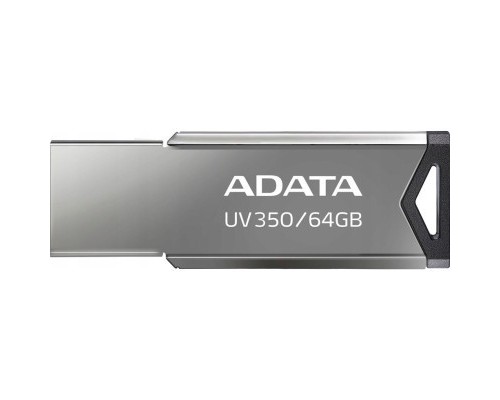 USB флеш накопичувач ADATA 64GB UV350 Metallic USB 3.2 (AUV350-64G-RBK) 