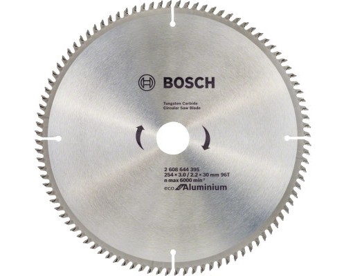 Диск пильний Bosch Eco for Aluminium 254x3x30-96T (2.608.644.395)