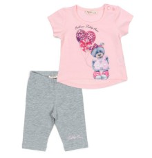 Набір дитячого одягу Breeze з ведмедиком (13374-104G-pink)