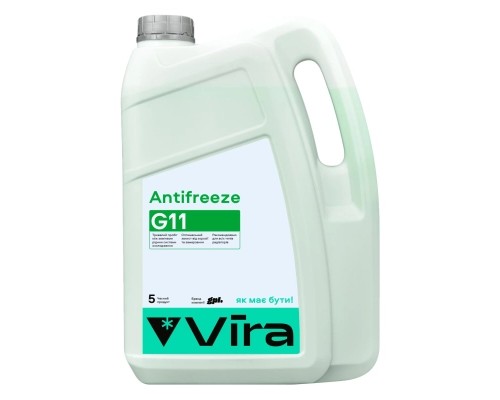 Антифриз VIRA -40 °C G11 зелена 5 кг (VI0031) 