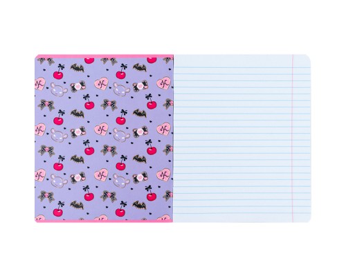 Зошит Kite Kuromi 18 аркушів, лінія (HK24-237)