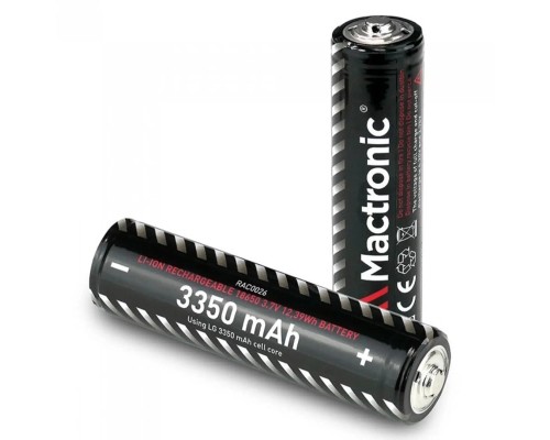 Акумулятор Mactronic Li-ion 18650 3350 mAh (RAC0026) 
