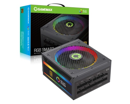 Блок живлення Gamemax 750W (RGB 750 PRO (ATX3.03.1 PCIe5.0)