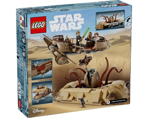 Конструктор LEGO Star Wars Пустельний скіф та яма Сарлакка (75396)