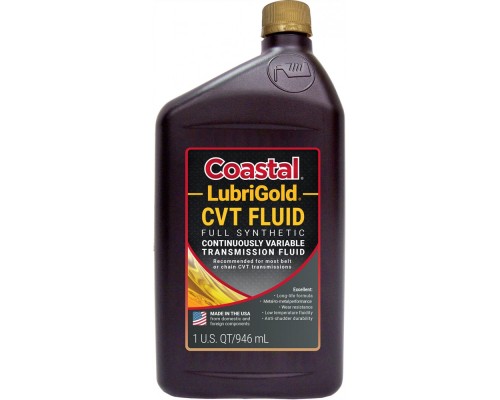 Трансмісійна олива Coastal LUBRIGOLD Full Synthetic CVT ATF 6/0,946 л