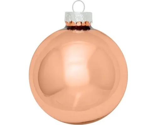 Ялинкова іграшка House Of Seasons Скляні кульки 26 шт D7 см D6 см D5 см Рожеві (8718861800548)