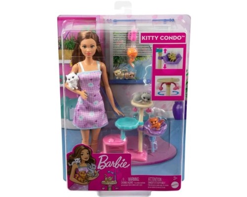 Лялька Barbie з кошенятами (HHB70)