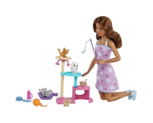 Лялька Barbie з кошенятами (HHB70)
