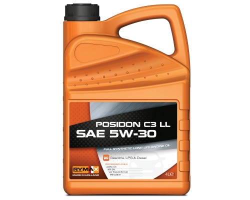 Моторна олива RYMAX Posidon C3 LL 5W-30, 4л.