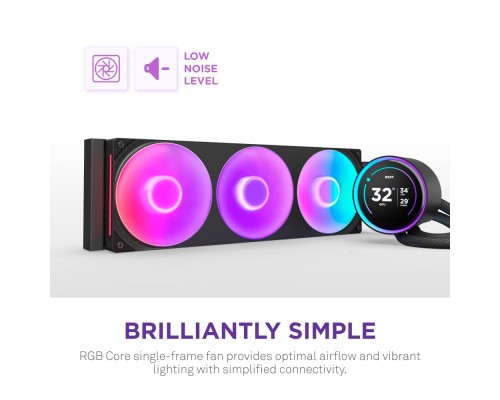 Система рідинного охолодження NZXT Kraken Elite RGB 360mm AIO (RL-KR36E-B2)