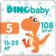 Підгузки Dino Baby Розмір 5 (11-25 кг) 108 шт (3 пачки по 36 шт) (2000998941246)