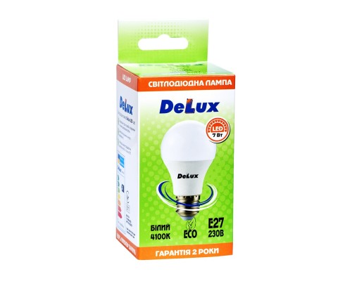 Лампочка Delux BL 60 7 Вт 4100K 220В E27 (90012419)