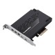 Плата розширення ASUS ThunderboltEX 5 USB Type-C PCIe 4.0 X4 Expansion Card (90MC0E50-M0EAY0)