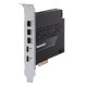 Плата розширення ASUS ThunderboltEX 5 USB Type-C PCIe 4.0 X4 Expansion Card (90MC0E50-M0EAY0)