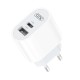 Зарядний пристрій XO L97 (1Type-C/1USB/2.4A) + Type-C - Type-C White (XO-L97-TC)