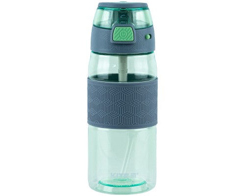 Поїльник-непроливайка Kite 600 мл, зелено-сіра (K24-1201-2)