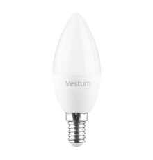 Лампочка Vestum LED C37 6W 3000K 220V E14 (1-VS-1304)