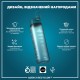 Пляшка для води ION8 OneTouch Times To Drink 1000 мл BPA Free, Teal & Blue (I8RF1000PTBMOT)