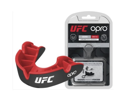 Капа Opro Silver UFC Red/Black (102514002) (UFC_Silver_R/Bl)