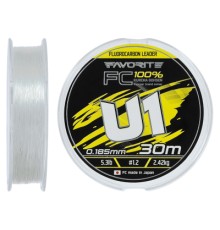 Флюорокарбон Favorite U1 FC 30m 1.2/0.185mm 5.3lb/2.42kg (1693.12.09)