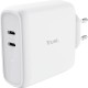 Зарядний пристрій Trust Maxo 65W 2xUSB-C PD white (25381_TRUST)