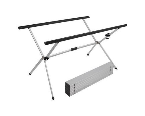 Туристичний стіл Bo-Camp Lamel 121x80 cm Aluminium (1404438) (DAS303287)