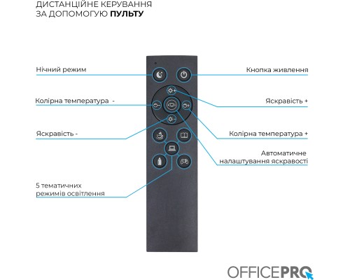 Світильник OfficePro LED лампа на монітор SL210B (SL210B)